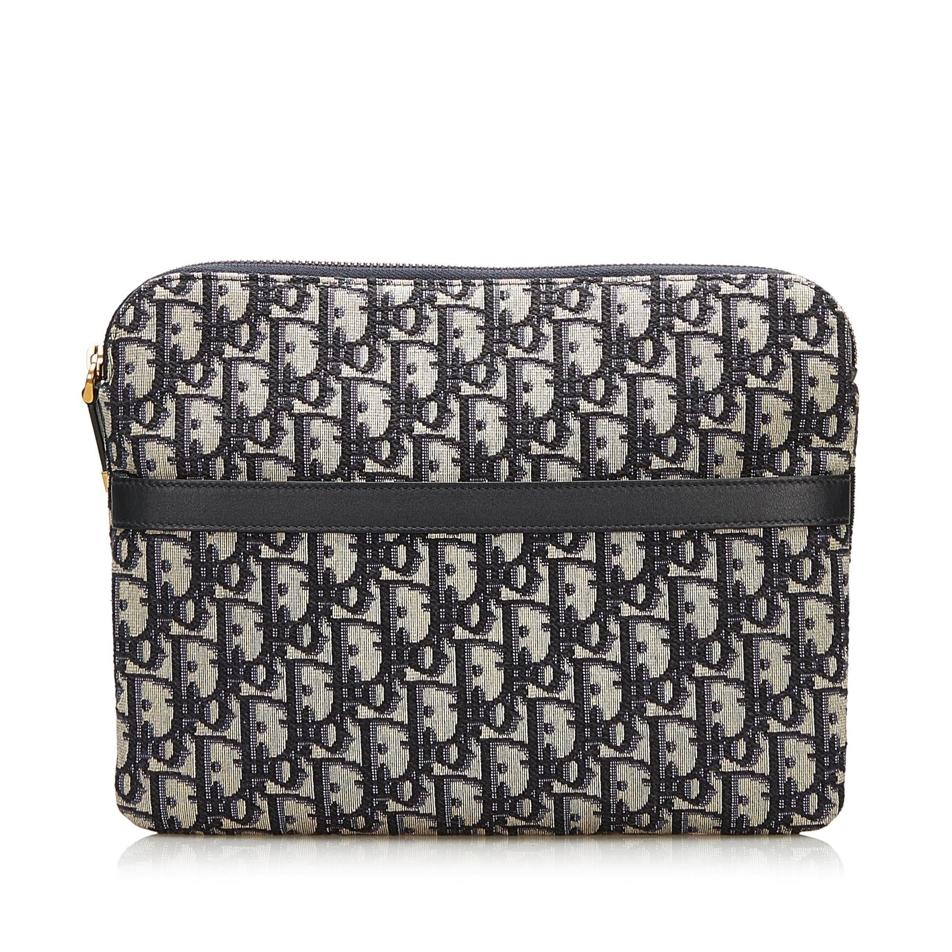 Saint Laurent Mini Canvas Clutch