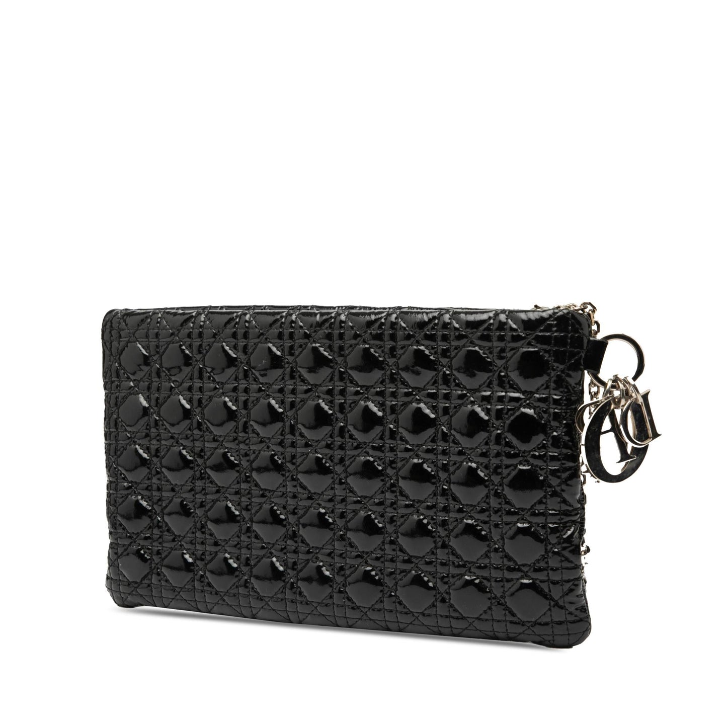 Dior Patent Cannage Panarea Clutch