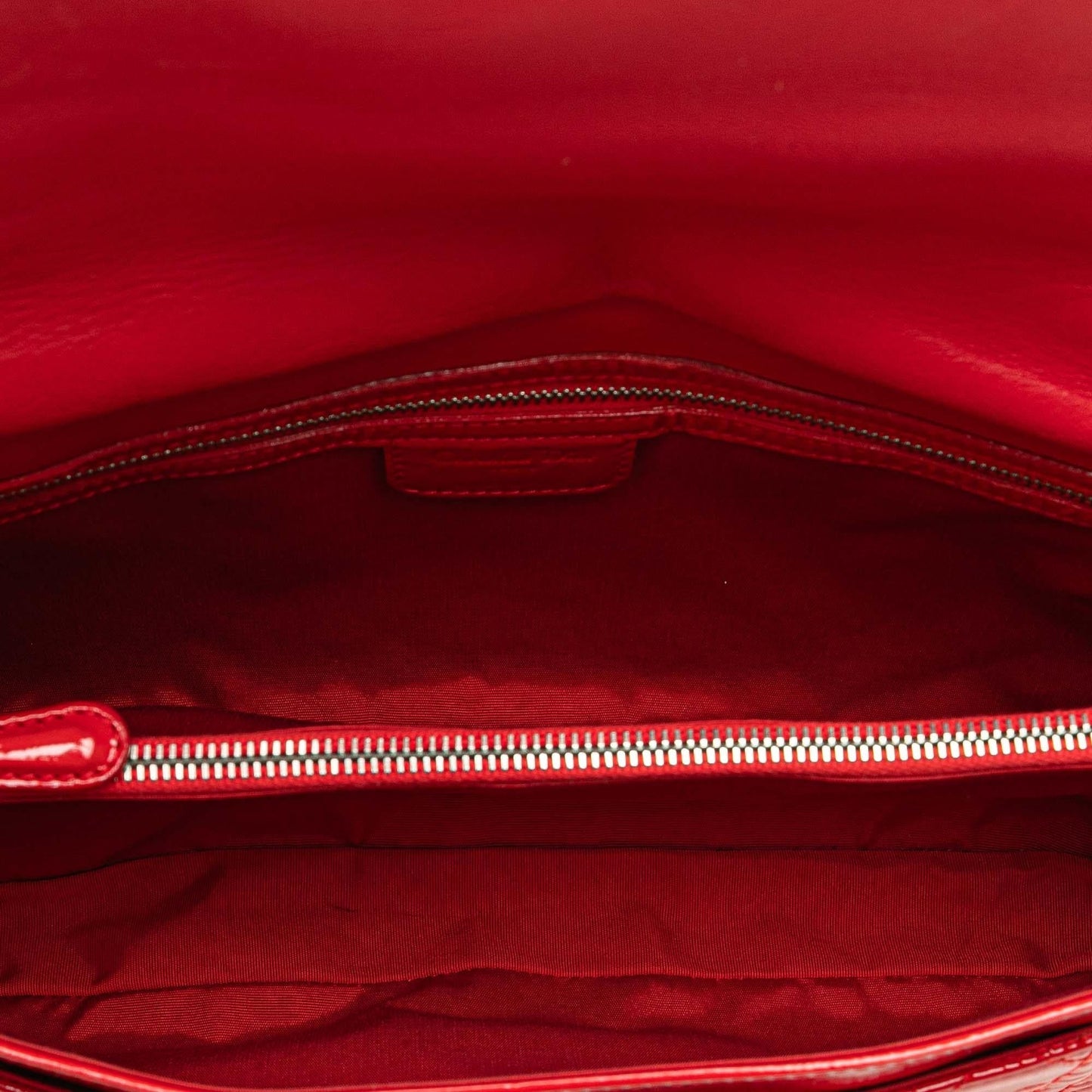 Dior Patent Cannage Rendezvous Shoulder Bag