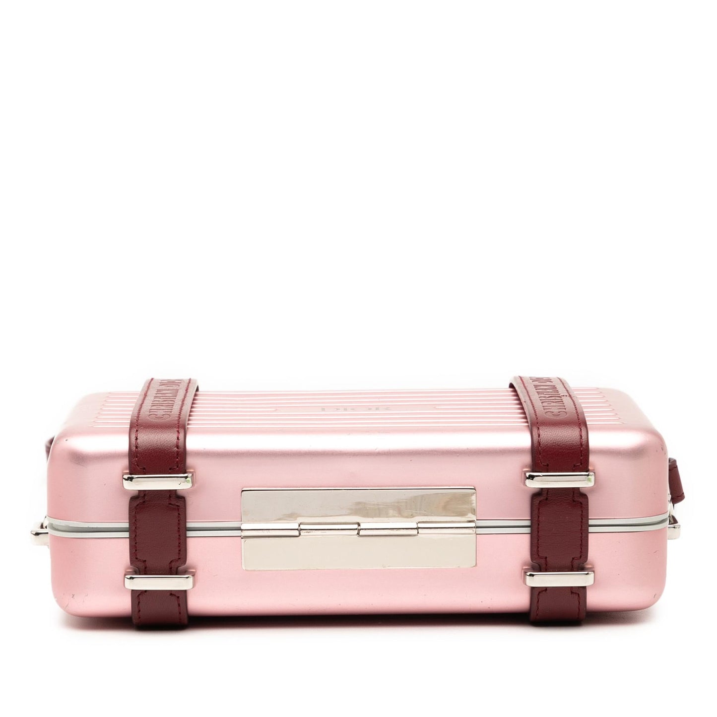 Dior Rimowa Aluminum Personal Clutch On Strap