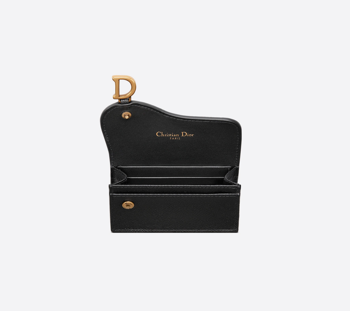 DIOR SADDLE FLAP CARD HOLDER