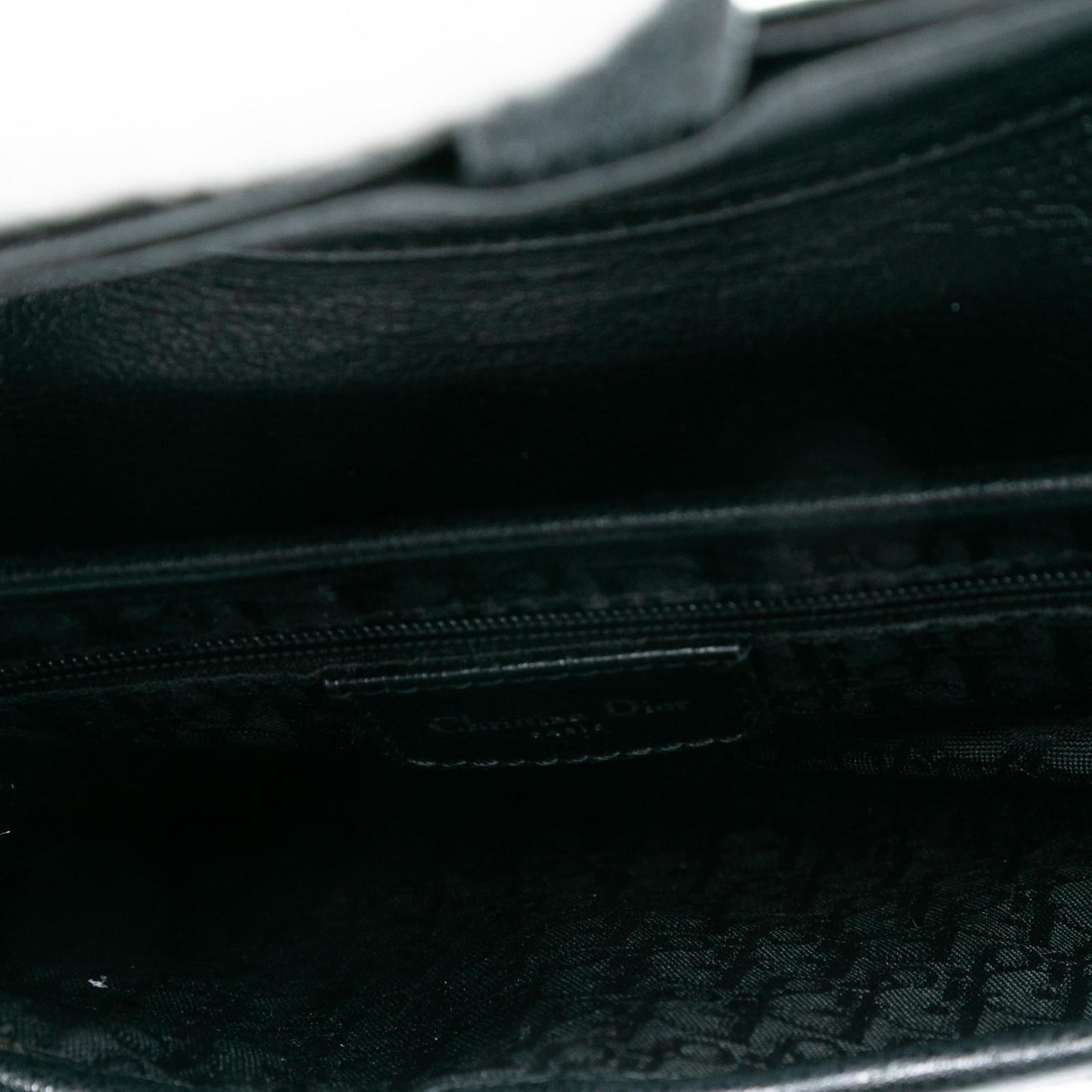 Dior Shiny Goatskin Saddle Bag