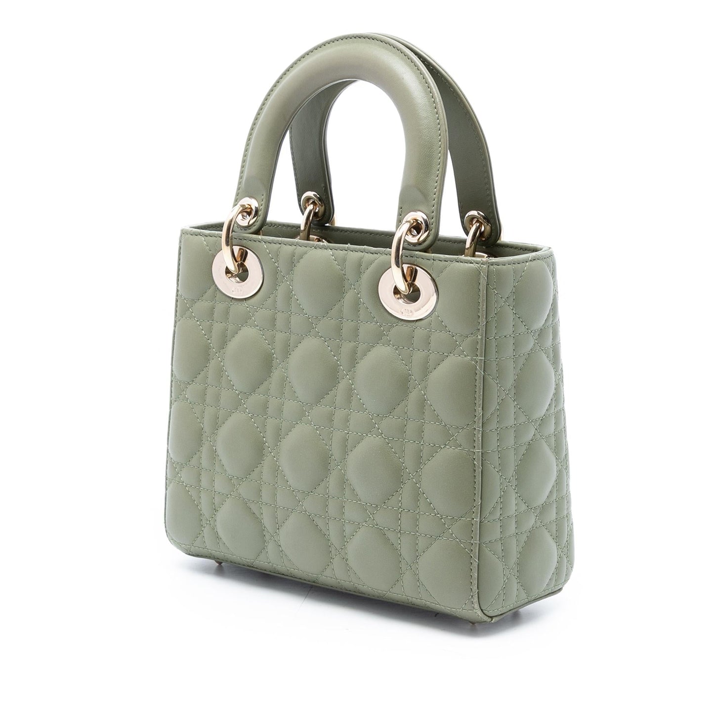 Dior Small Lambskin Cannage Lady Dior