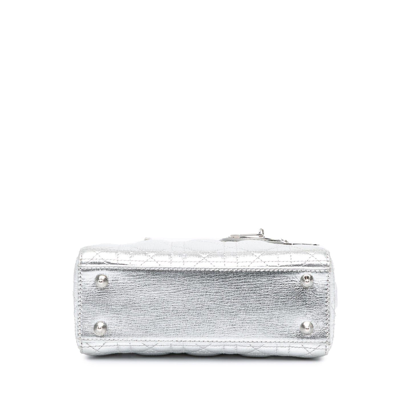 Dior Small Metallic Grained Calfskin Cannage My ABCDior Lady Dior