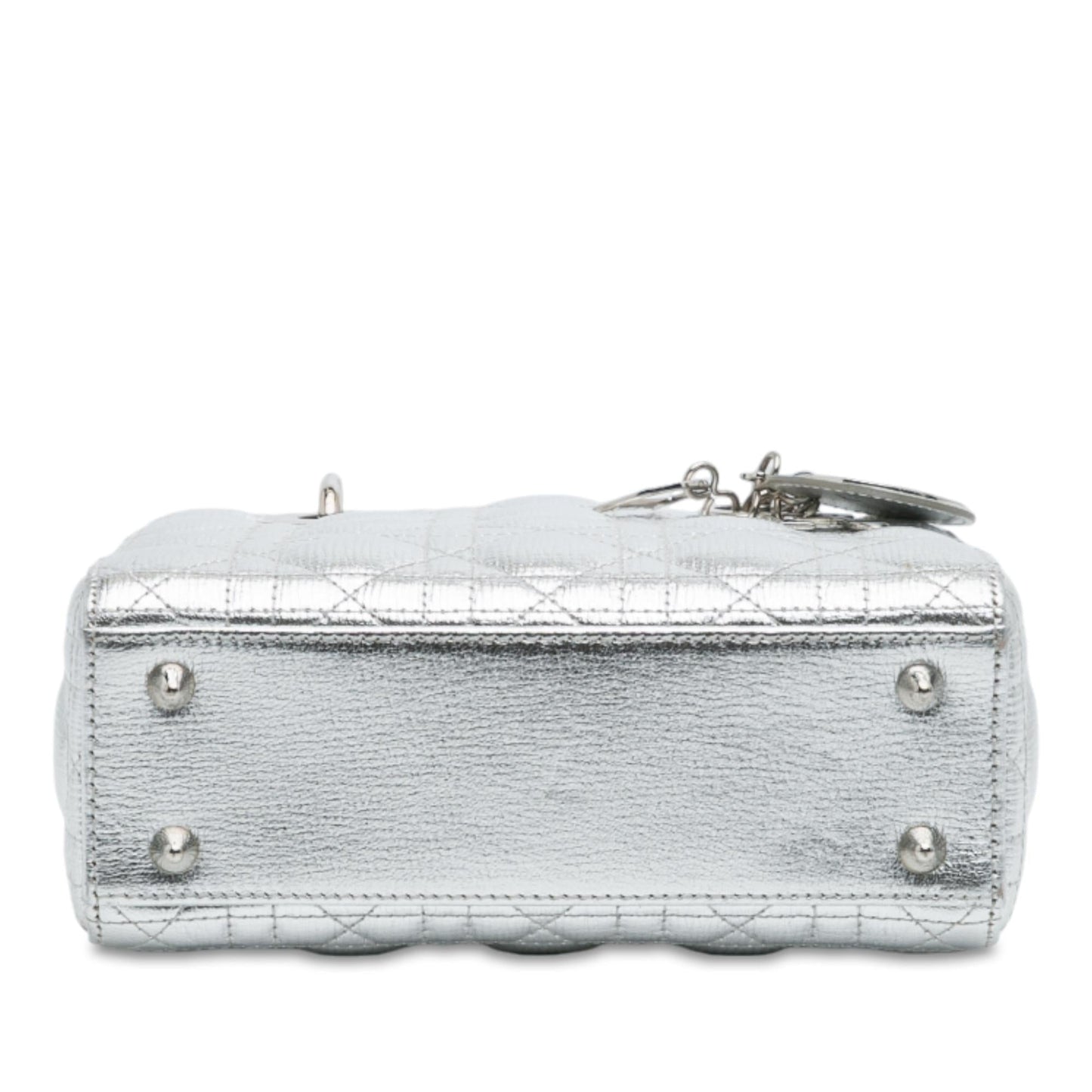 Dior Small Metallic Grained Calfskin Cannage My ABCDior Lady Dior