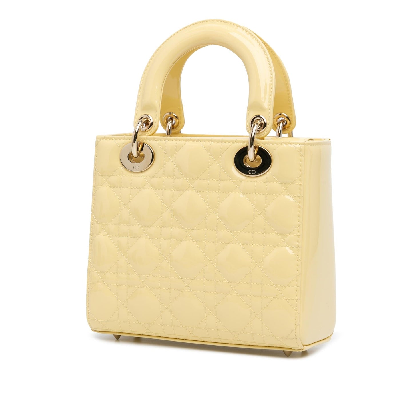Dior Small Patent Cannage Lady Dior