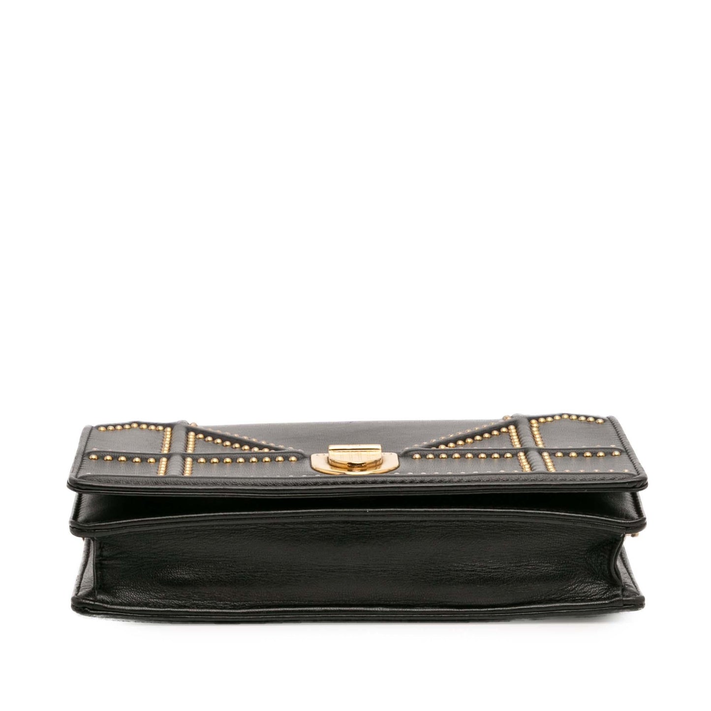 Dior Studded Calfskin Diorama Wallet on Chain