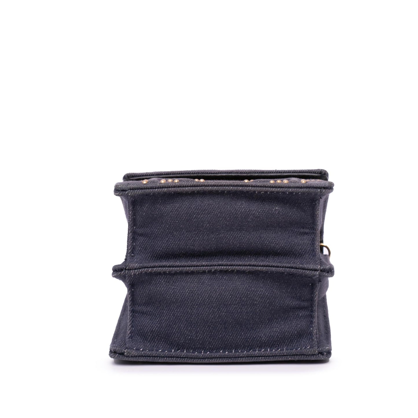 Dior Studded Denim Vertical Diorama Crossbody