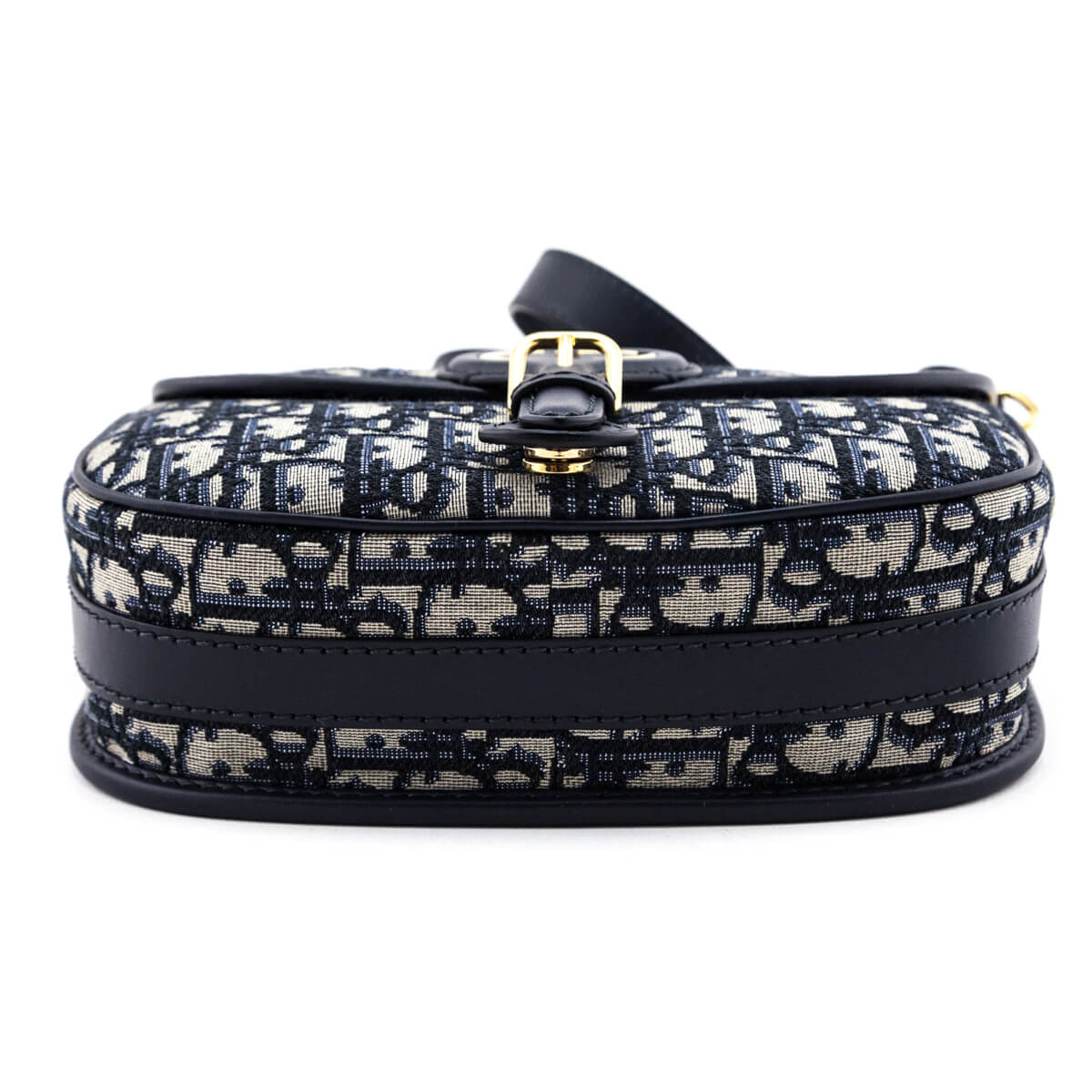 Dior Blue Oblique Jacquard Medium Bobby Flap Bag