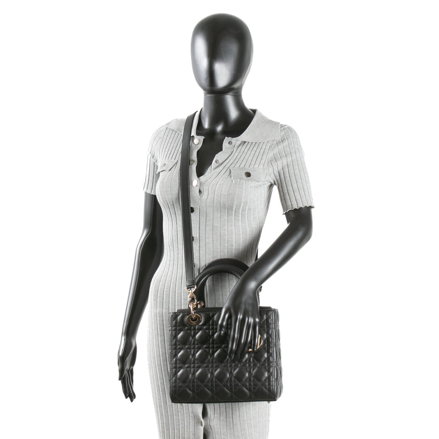 Dior Lady Dior Leather Crossbody