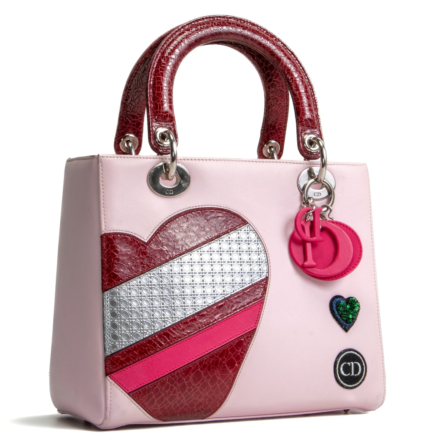 Dior Lady Dior Leather Shoulder Bag