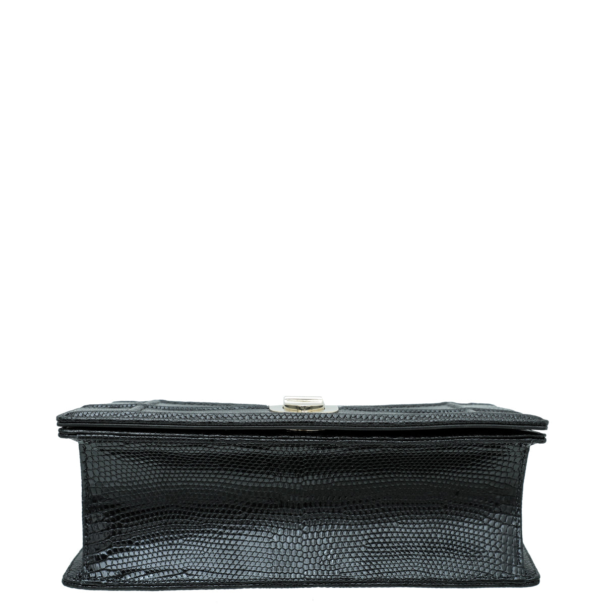 Christian Dior Black Lizard Diorama Medium Bag