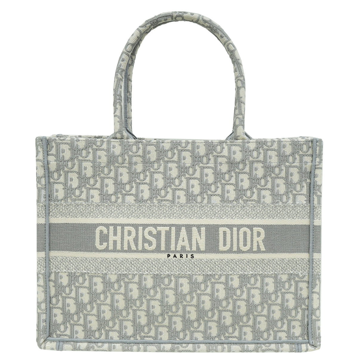 Christian Dior Grey Oblique Book Tote Medium Bag