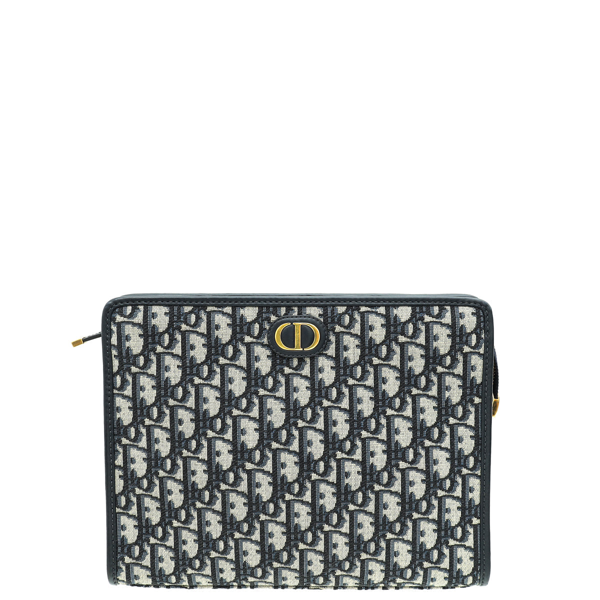 Christian Dior Blue Oblique  30 Montaigne Dea Pouch