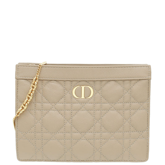 Christian Dior Sand Supple Caro Every Dior Pouch