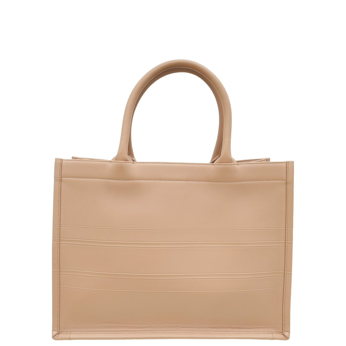 Christian Dior Blush Book Tote Calfskin Embossed Medium Bag