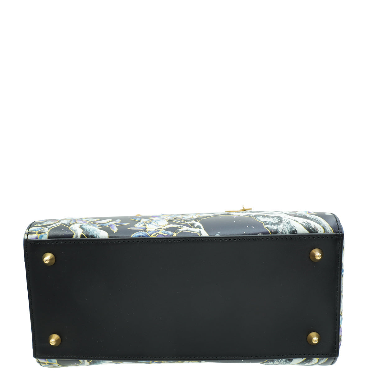 Christian Dior Dark Blue L.E  Lady Dior Raqib Shaw Medium Bag