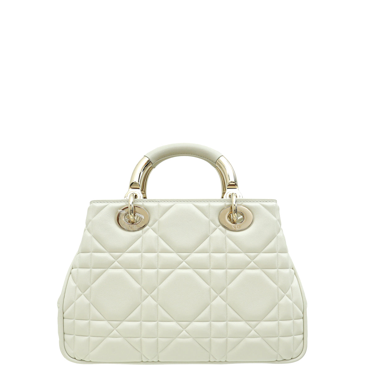 Christian Dior White The Lady 95.22 Bag
