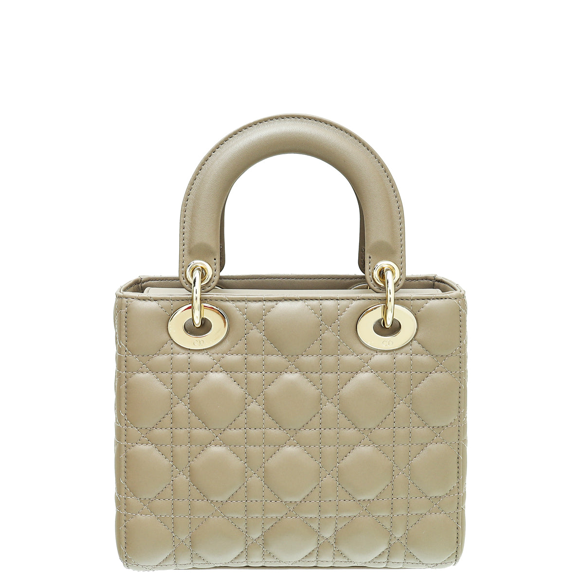 Christian Dior Etoupe My ABCDior Lady Dior Bag w/Badges