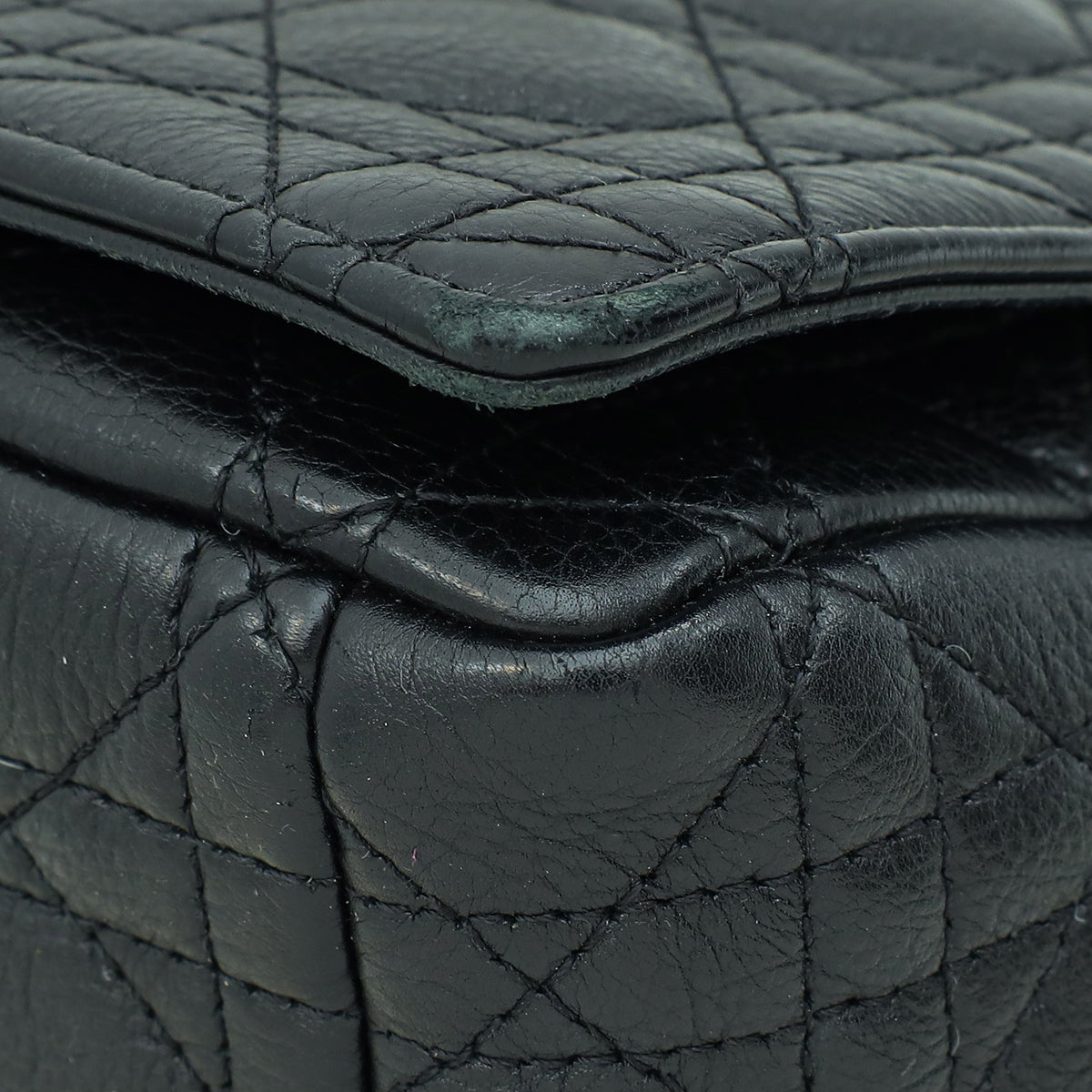 Christian Dior Black Caro Medium Shoulder Bag