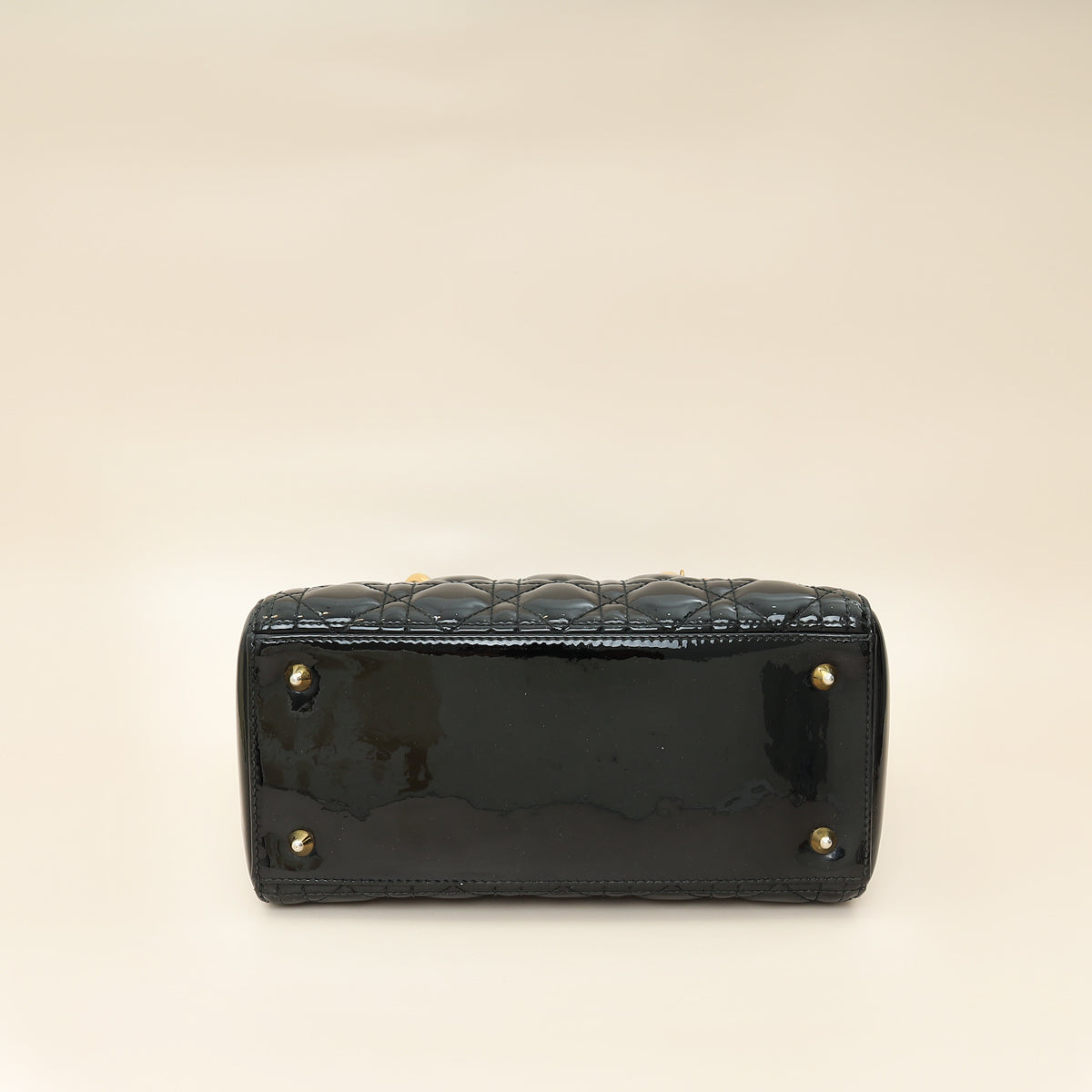 Christian Dior Black Lady Dior Medium Bag