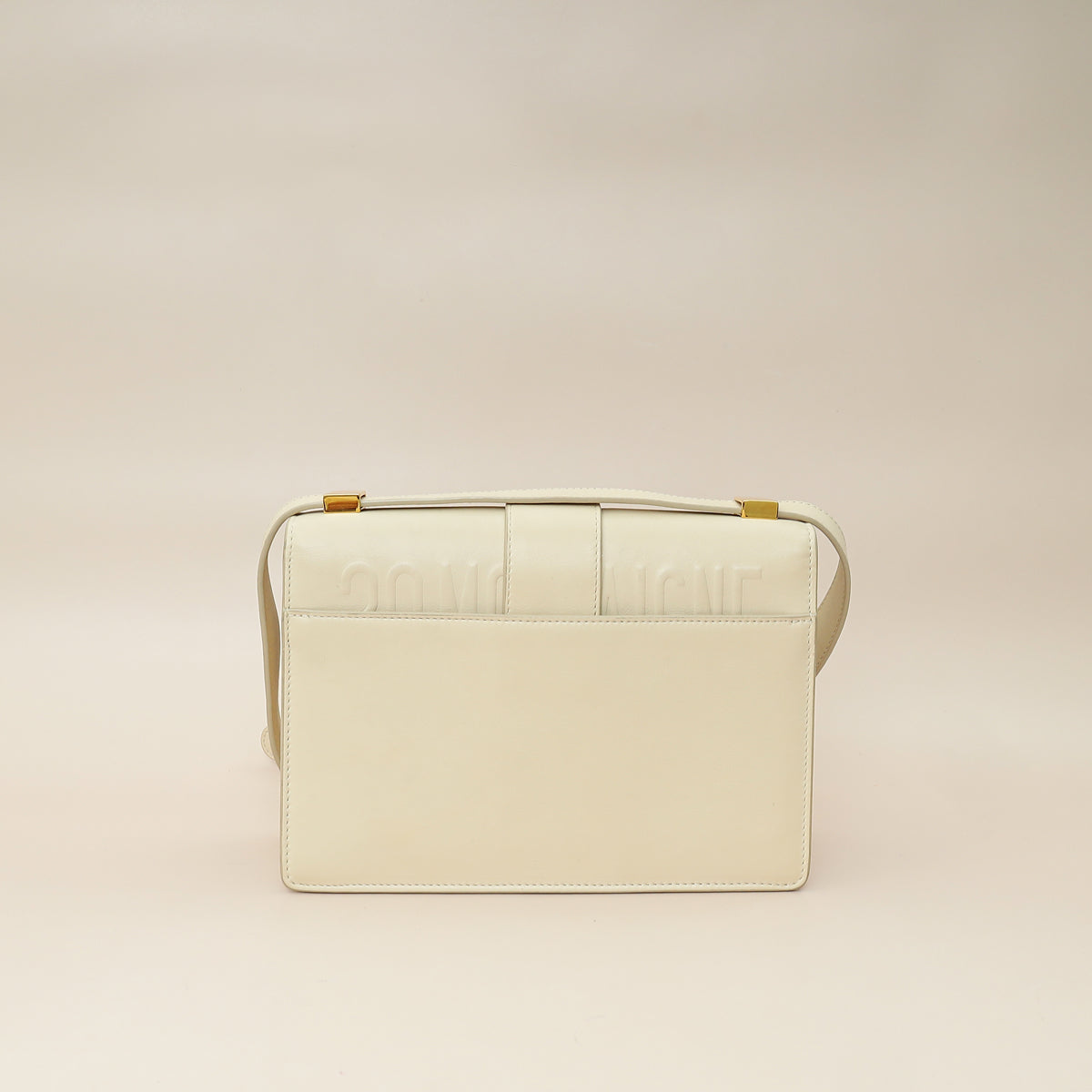 Christian Dior Cream 30 Montaigne Flap Shoulder Bag