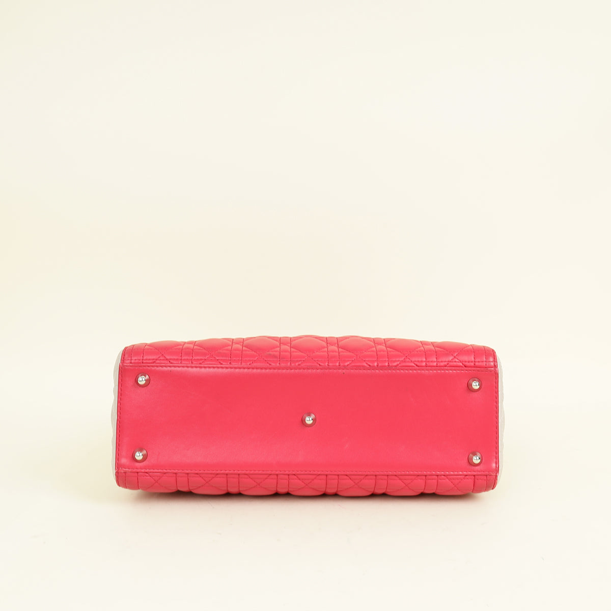 Christian Dior Bicolor Lady Dior Large Bag