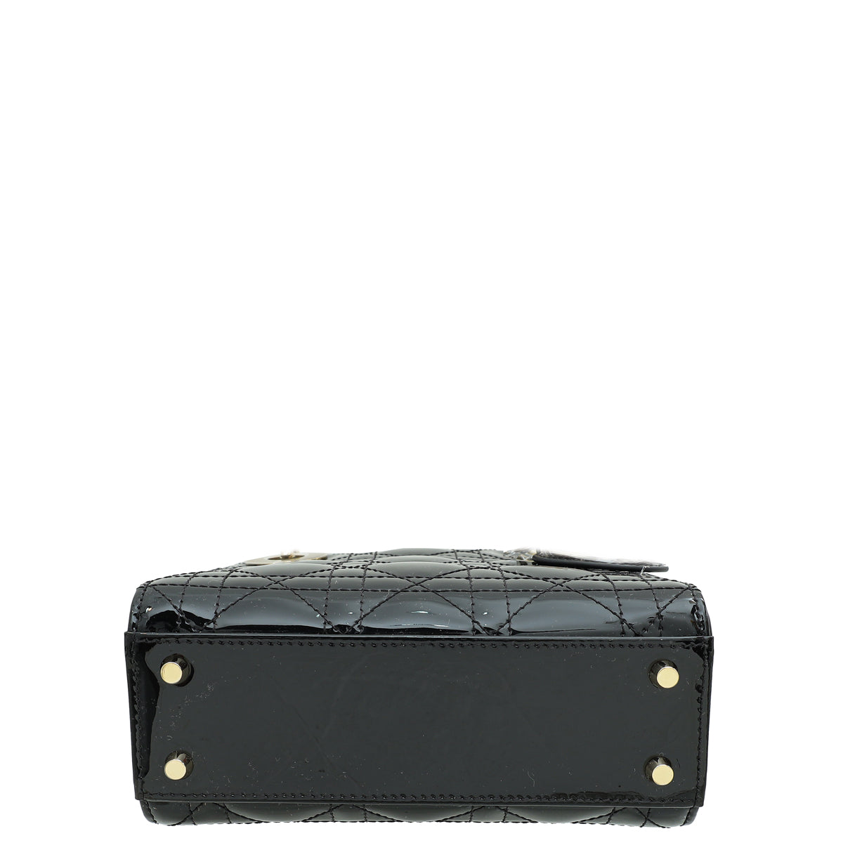 Christian Dior Black Lady Dior Mini Chain Bag
