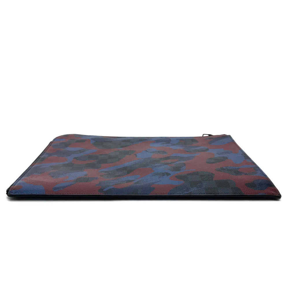 LOUIS VUITTON Clutch bag N63292 Damier Grafitto Canvas multicolor Damier Cobalt camouflage Pochette Jules GM mens Used