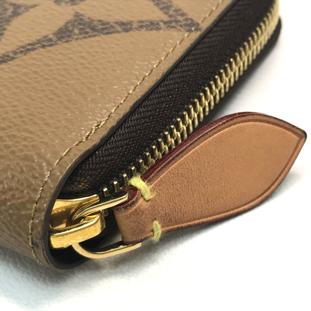 LOUIS VUITTON Long Wallet Purse M67687 Monogram reverse canvas Brown Monogram Giant Zippy wallet Women
