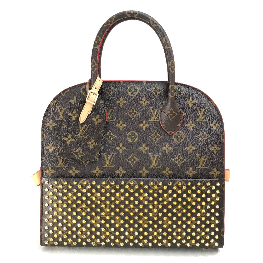 LOUIS VUITTON Handbag M41234 PVC, Monogram canvas Brown Monogram Studs iconoclast christian louboutin collaboration