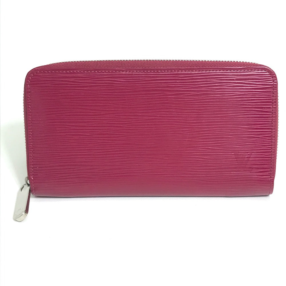 LOUIS VUITTON Long Wallet Purse M60305 Epi Leather Dark pink Epi Zippy wallet Women