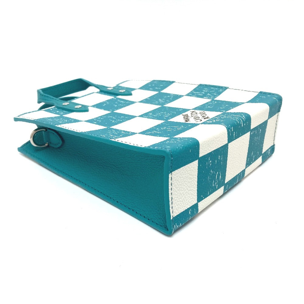 LOUIS VUITTON Shoulder Bag N60495 leather Blue type damier checkerboard Sac PlatXS