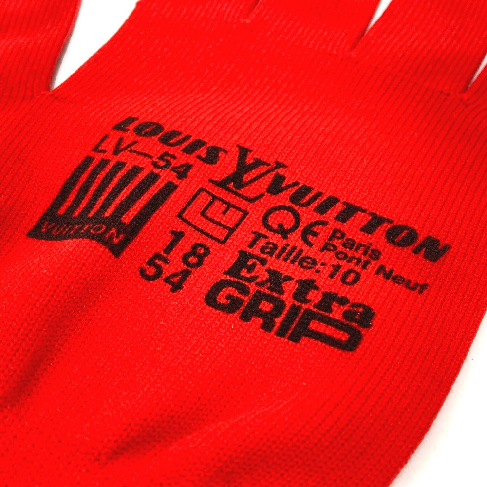 LOUIS VUITTON gloves MP2336 Nylon Red Gon RGB mens