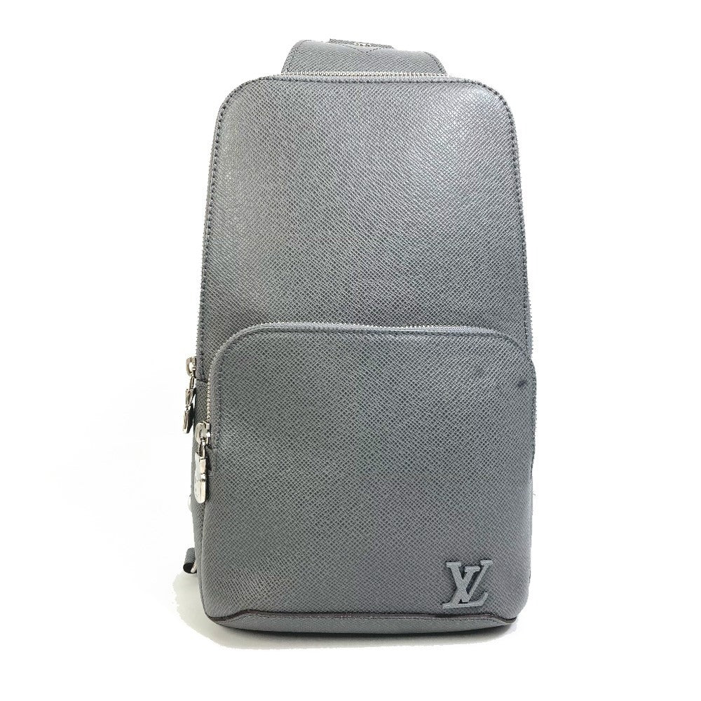 LOUIS VUITTON Shoulder Bag M30801 Taiga Leather gray Taiga avenue backpack