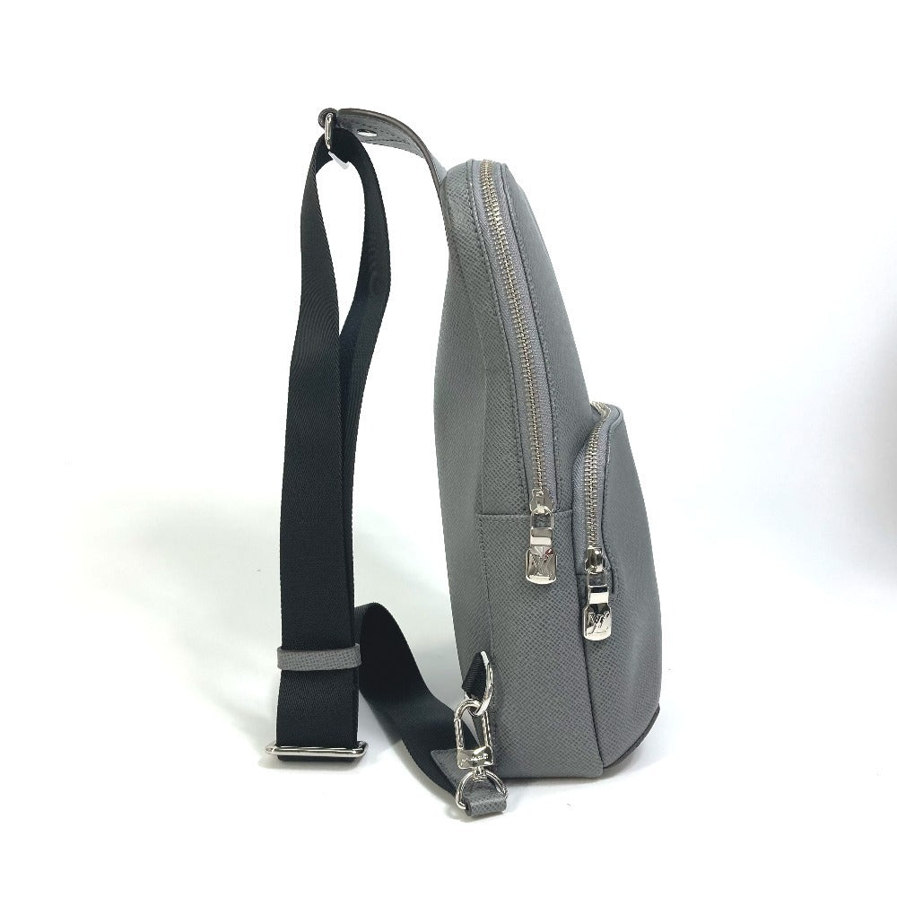 LOUIS VUITTON Shoulder Bag M30801 Taiga Leather gray Taiga avenue backpack