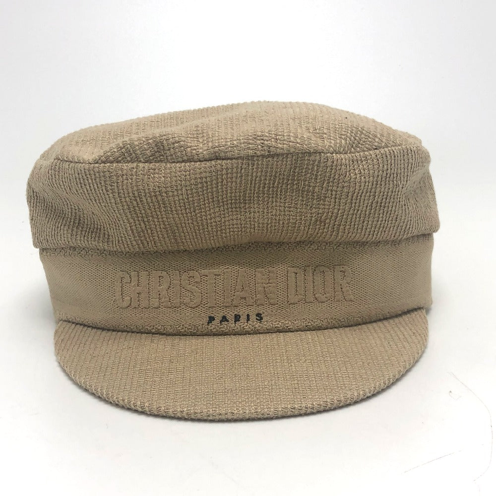 Dior Casquette 02DCP920A140 cotton beige logo Women 56