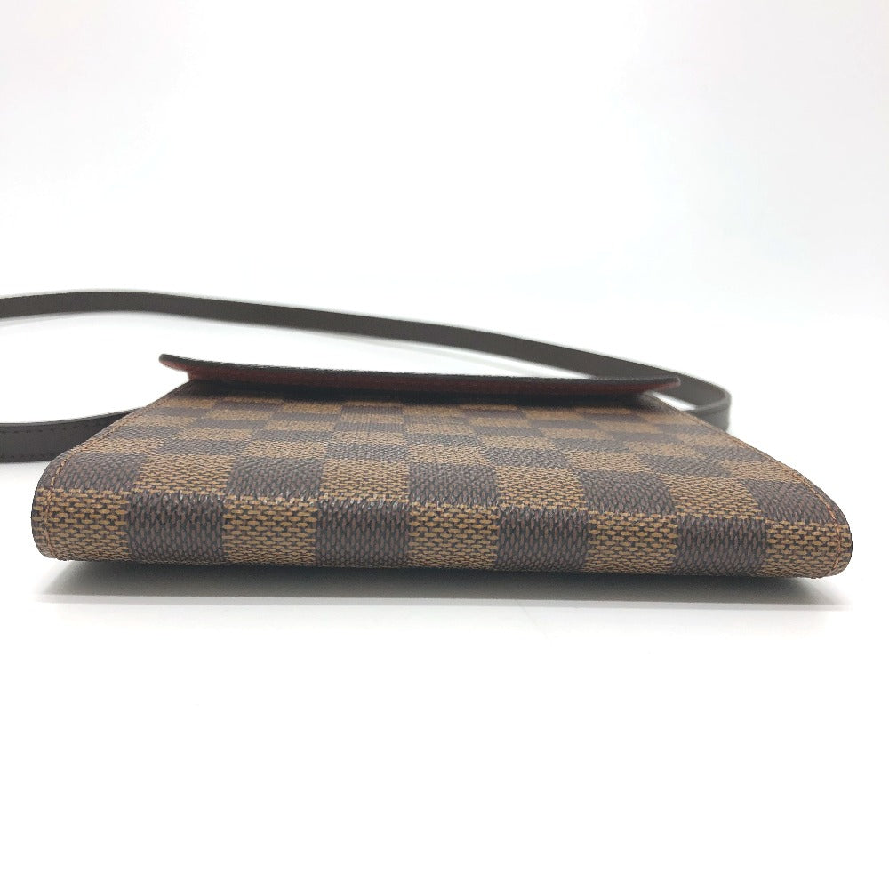 LOUIS VUITTON Shoulder Bag N62935  Damier canvas Brown Damier CD case DVD
