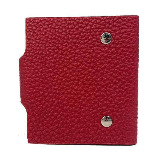 HERMES Notebook cover Togo Red Uris mini
