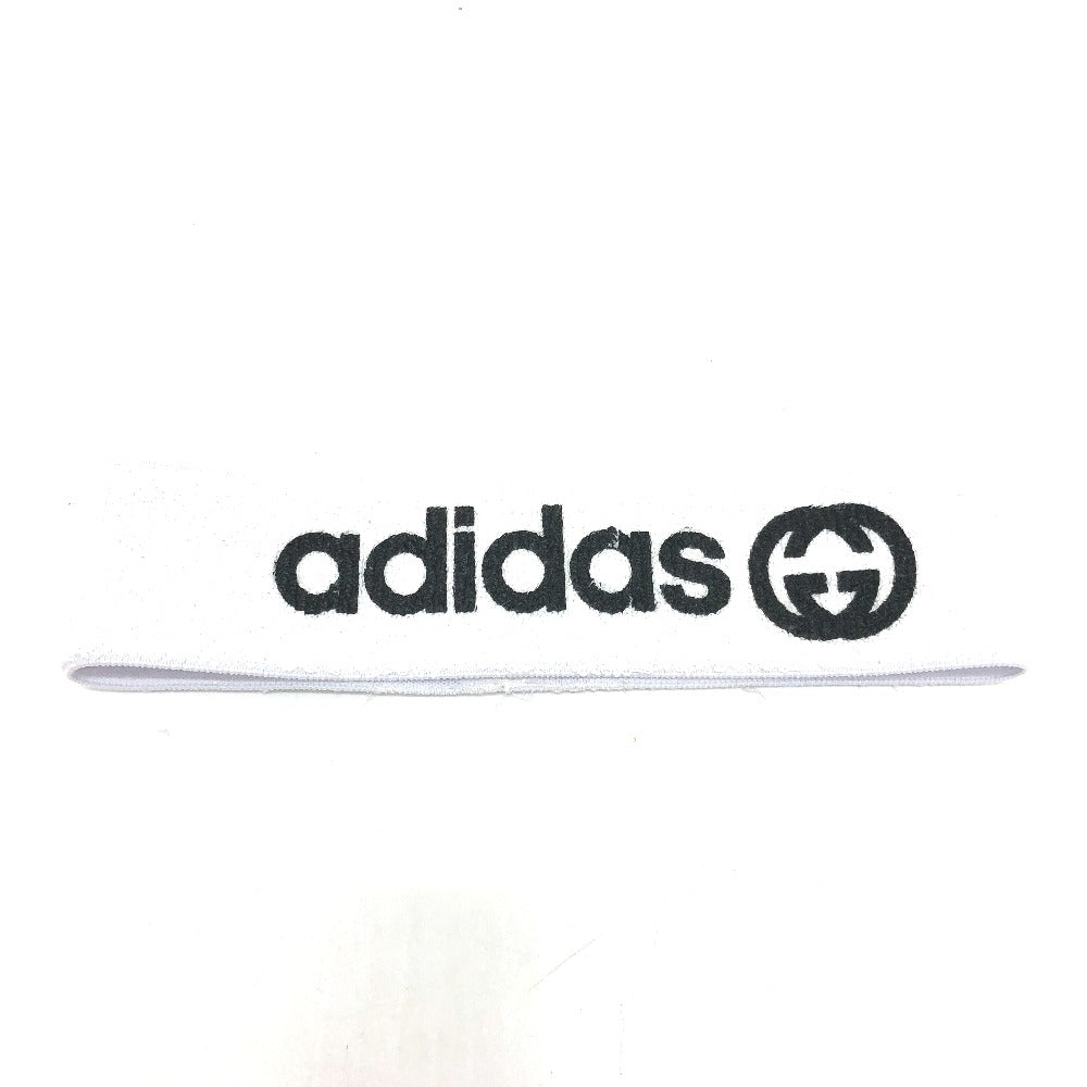 GUCCI hair accessory 703594 polyester white logo Adidas adidas collaboration Women M