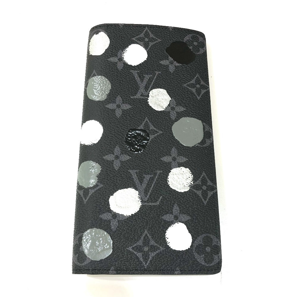 LOUIS VUITTON Long Wallet Purse M81932 Monogram Eclipse Canvas black Monogram Eclipse Portefeuille Braza mens