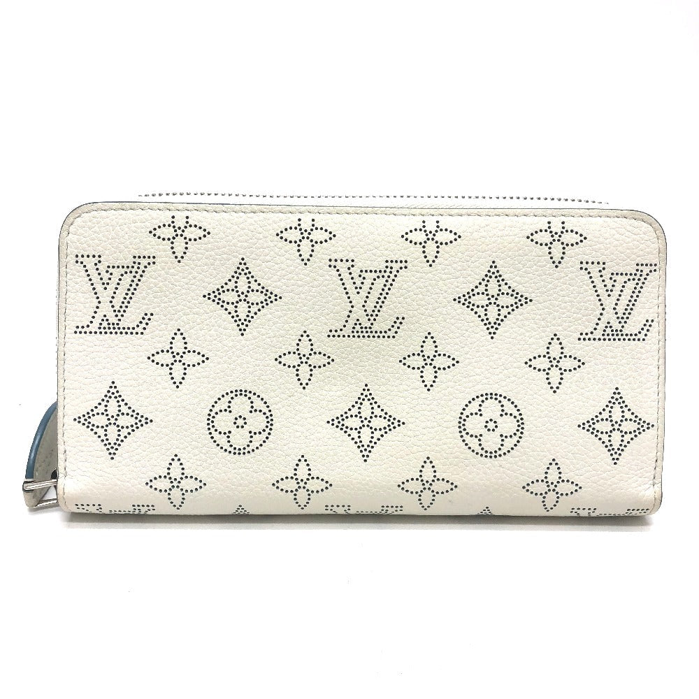 LOUIS VUITTON Long Wallet Purse M69215 Monogram Mahina white Monogram Mahina Zippy wallet Women