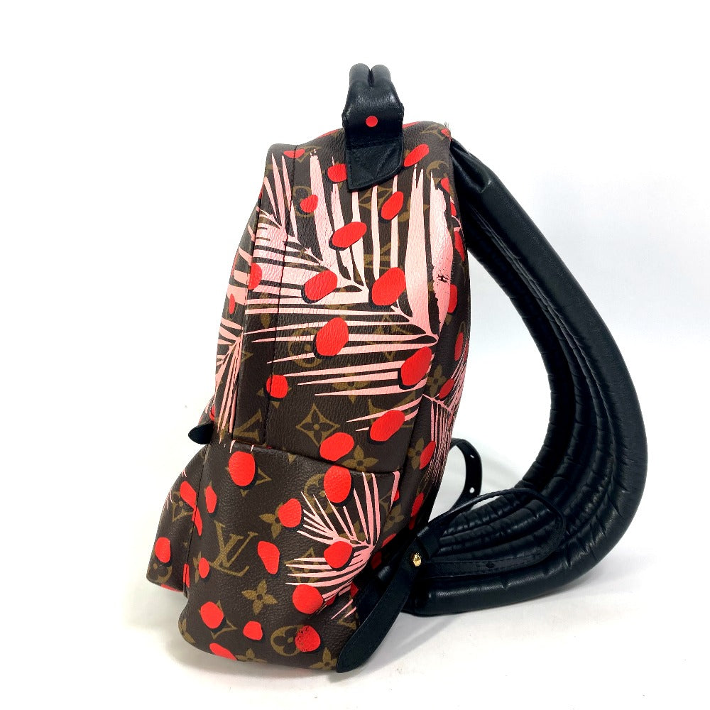 LOUIS VUITTON Backpack Monogram canvas Brown x Pink x Red Monogram Palm Springs PM Women