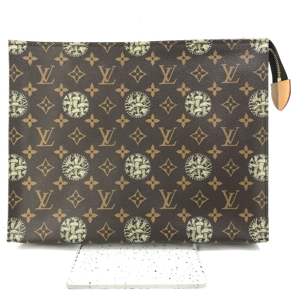 LOUIS VUITTON Clutch bag Monogram canvas Brown Monogram Christopher Nemeth Rope Pochette Voyage mens