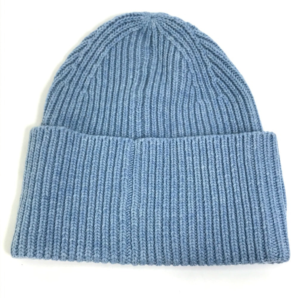 LOUIS VUITTON Knit hat wool blue Monogram Bonnet LV mens