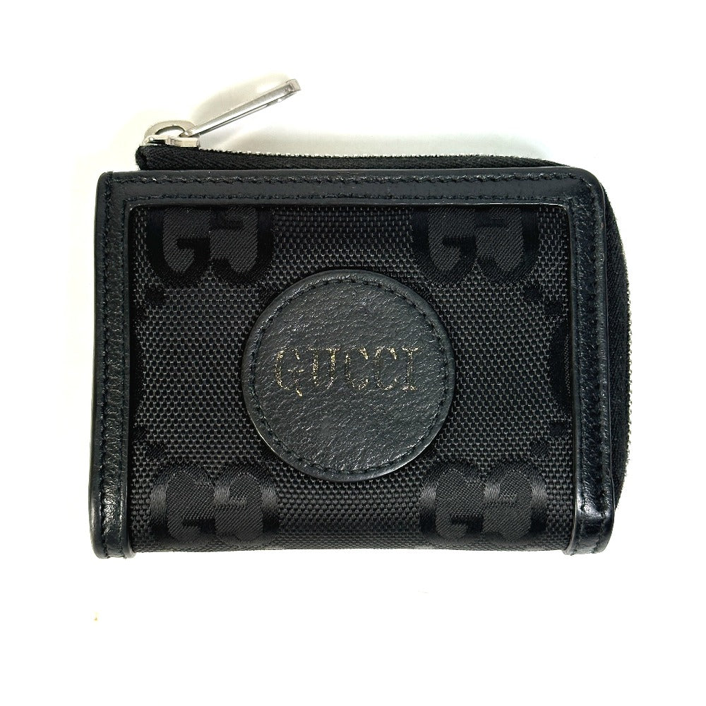 GUCCI Coin case 657587 leather black GG Off the grid Women