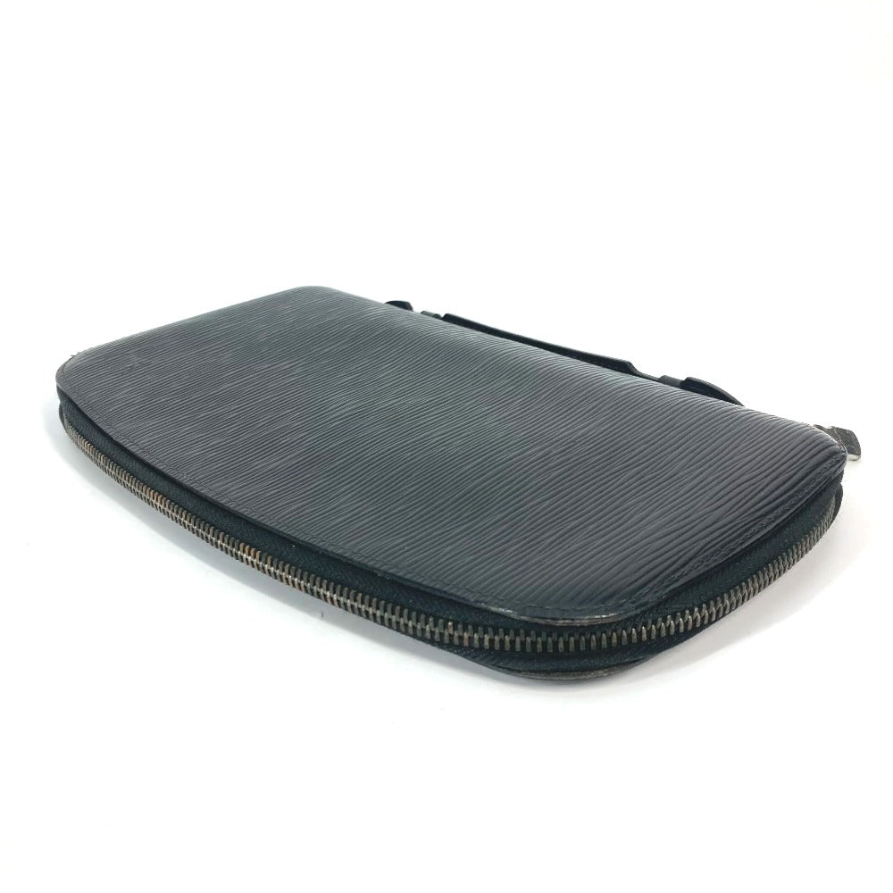 LOUIS VUITTON Long Wallet Purse M63042 Epi Leather black Epi Organizer Atoll mens
