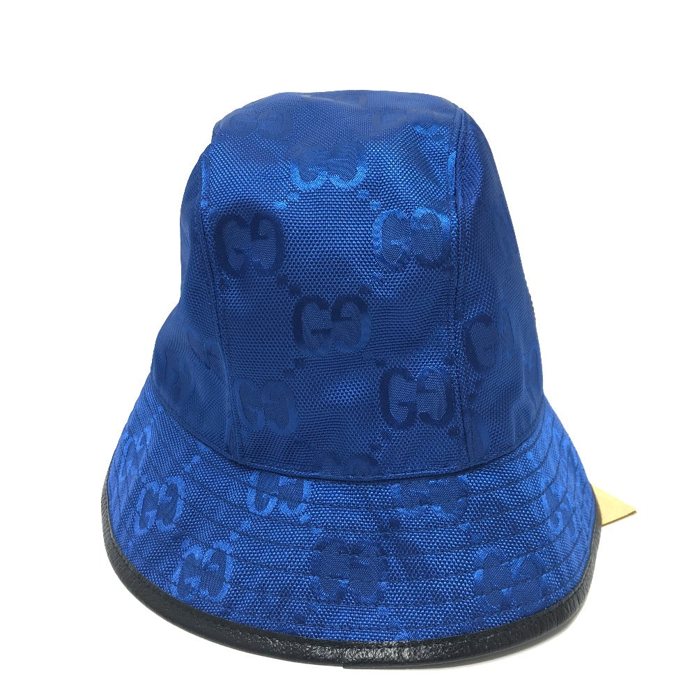 GUCCI hat 627115 Nylon blue Off The Grid mens L