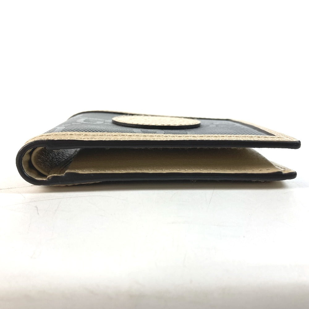 GUCCI Folded wallet 625574 Nylon / leather Black x beige logo Off The Grid Off The Grid mens