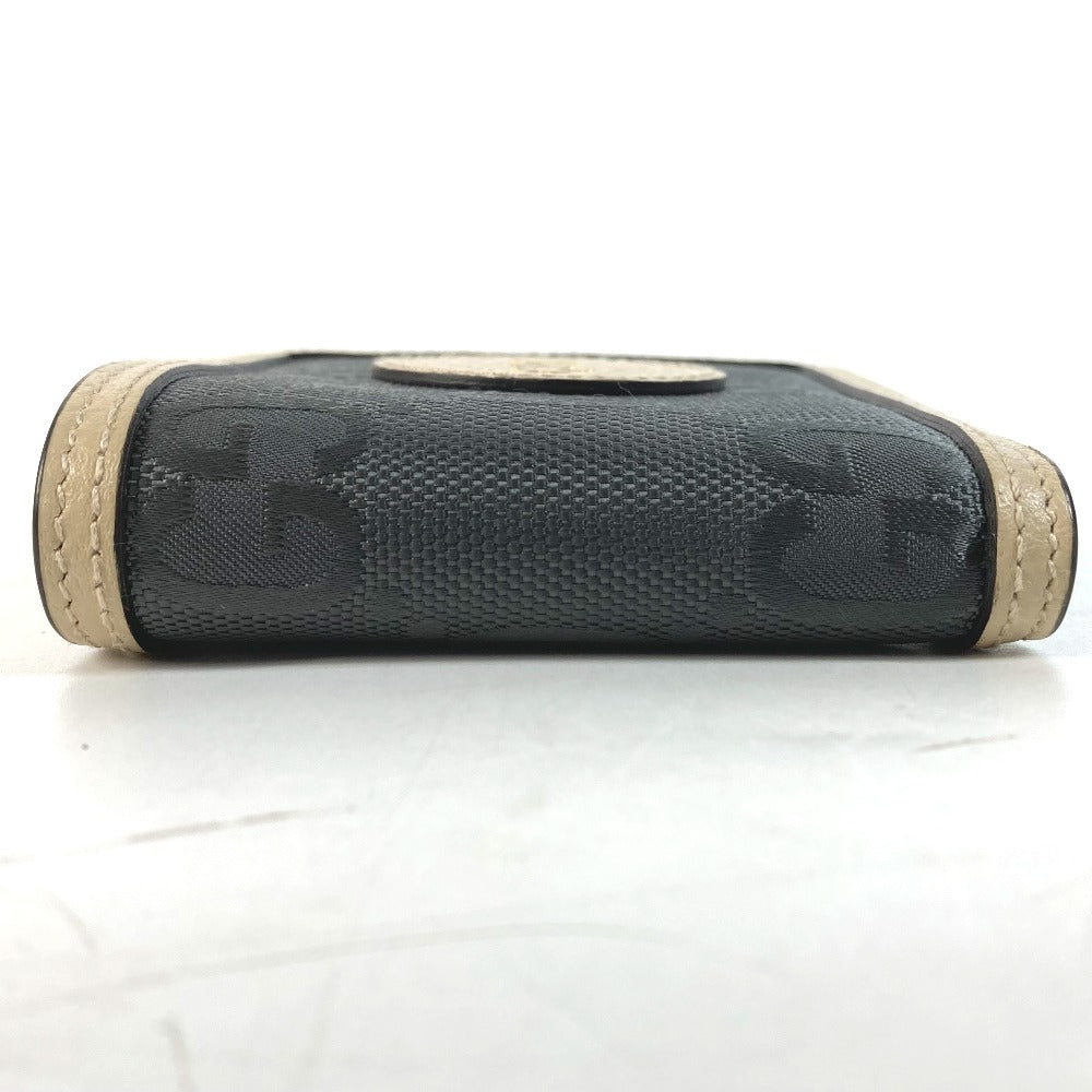 GUCCI Folded wallet 625574 Nylon / leather Black x beige logo Off The Grid Off The Grid mens